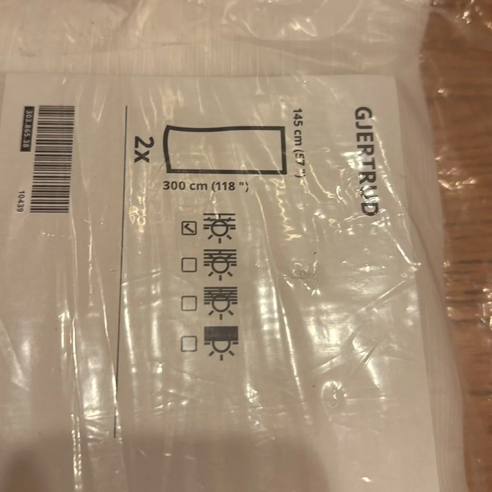 Ikea sheer curtains